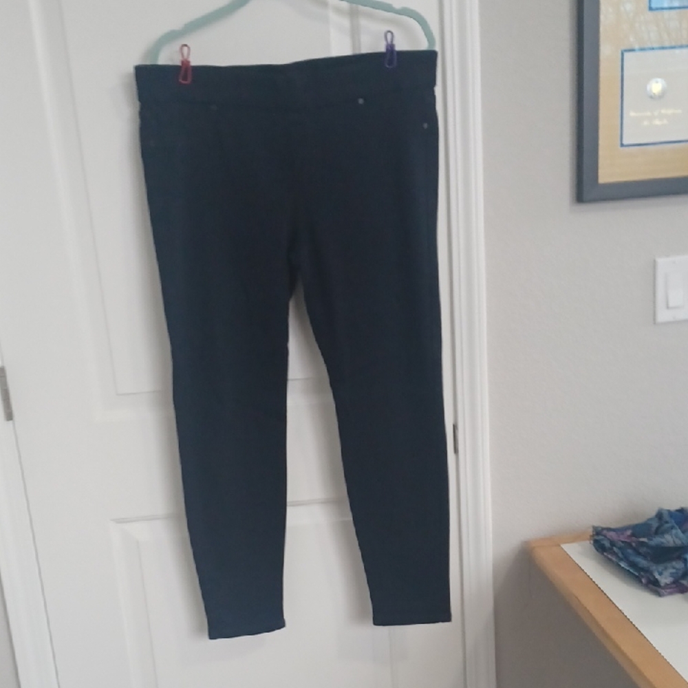 Liverpool Jeans Company Women's Black Denim Leggings